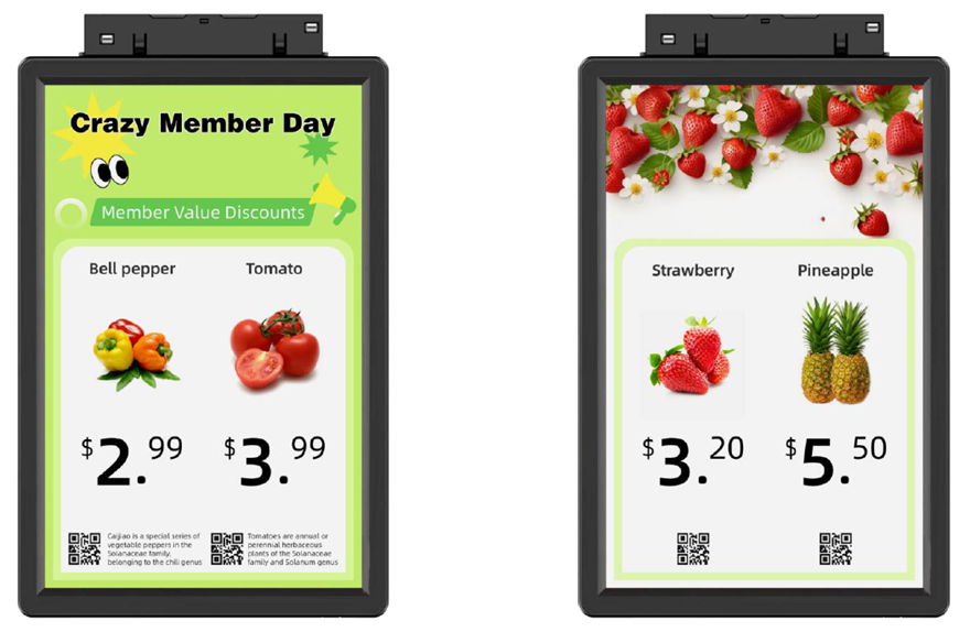 10.1 Inch Dual-Side Shelf LCD Display (4)