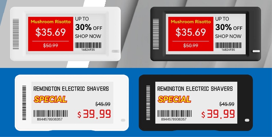 2.66-inch digital shelf label