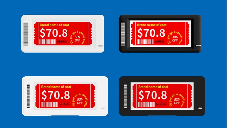 2.9-inch digital price tag display