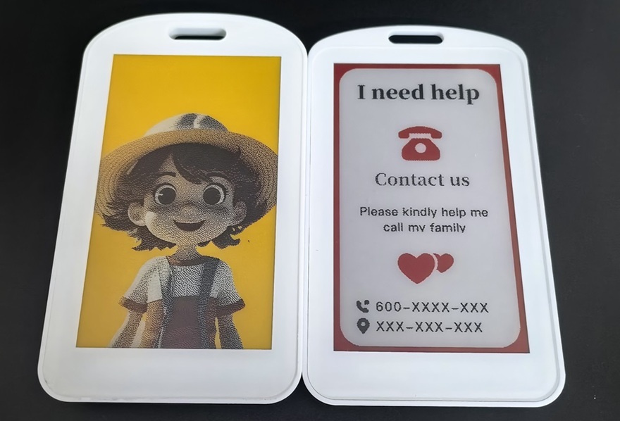 Bluetooth NFC Digital Name Tag