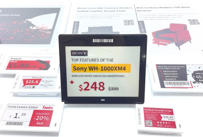 Digital Price Tag for Shelves