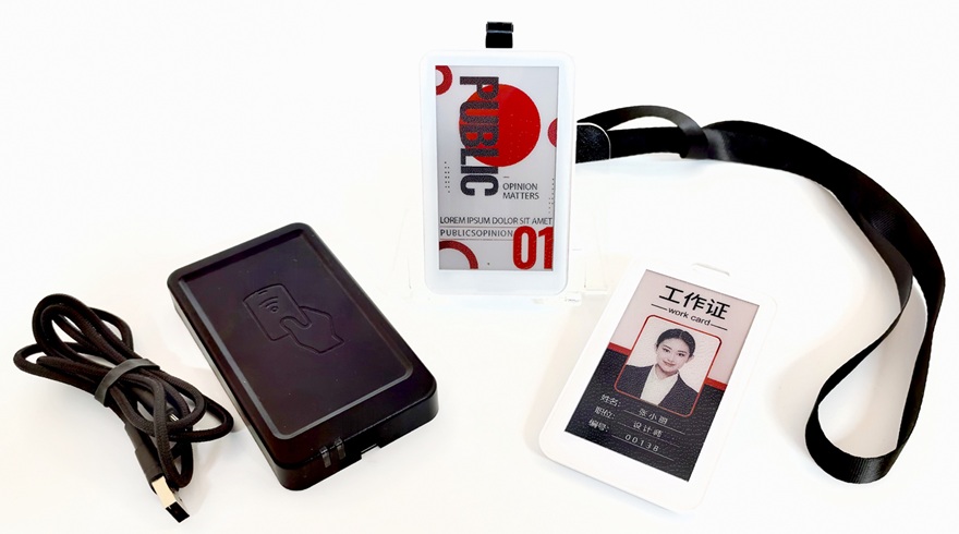 E-paper electronic name badge