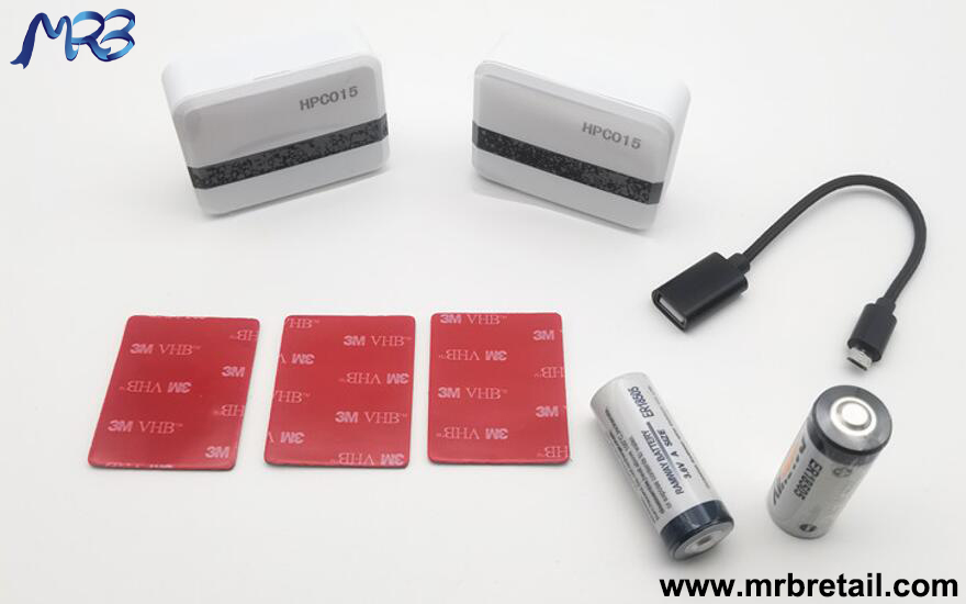 IR beam people counter device