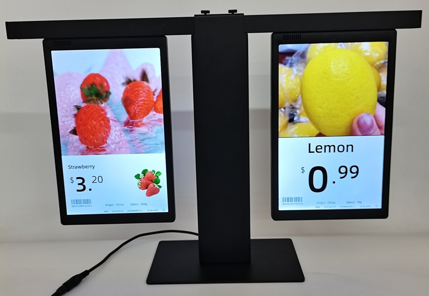 dynamic shelf LCD display
